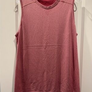 Lululemon Athletica Muscle Tank Top Mens Large Red Metal Vent Tech Sleeveless